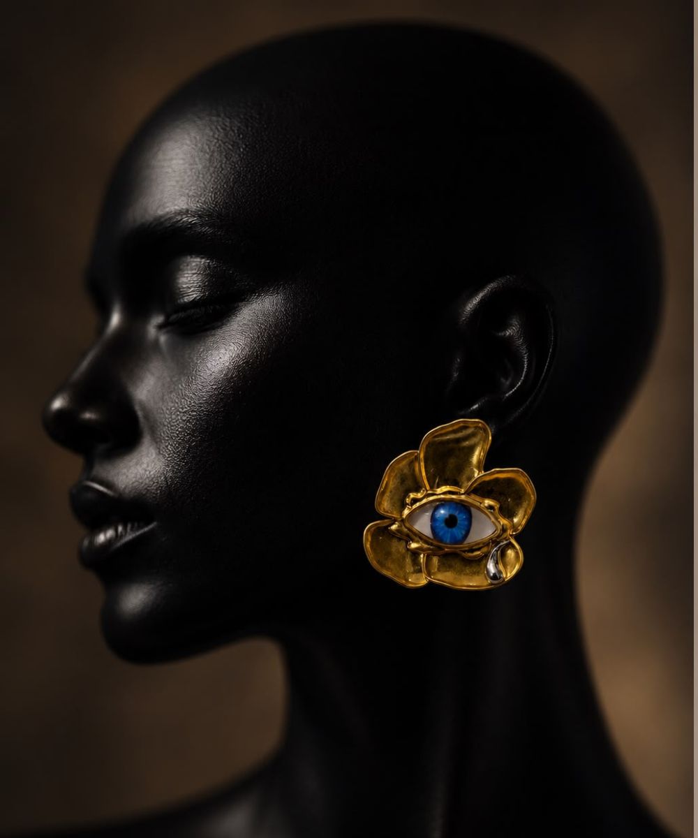 Evil Eye Bloom Earrings